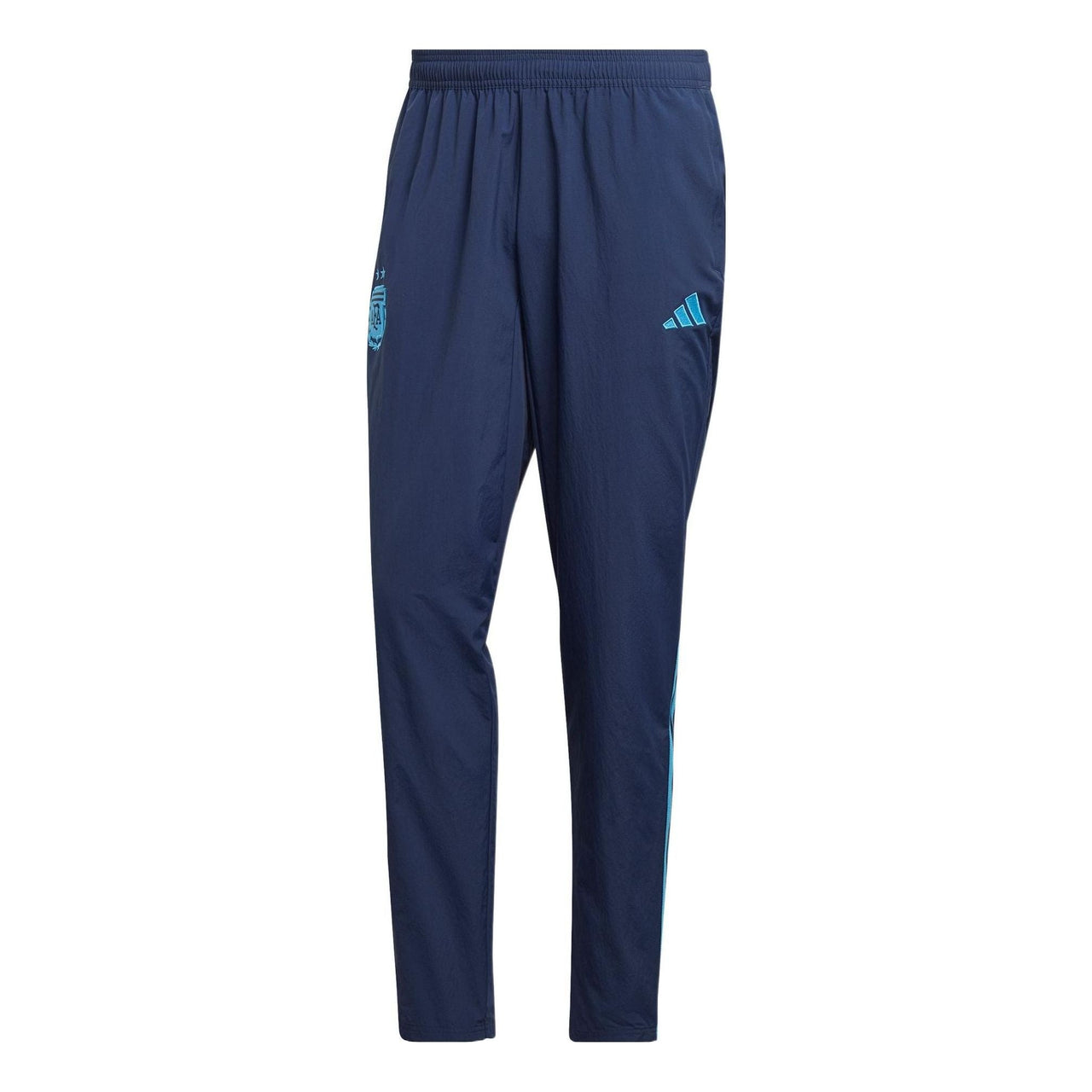 Men's adidas Logo Printing Design Elastic Waistband Straight Sports Pants/Trousers/Joggers Blue HF3940