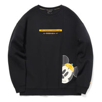 Li-Ning x Disney Crossover Round Neck Pullover 'Black Yellow' AWDQ835-2