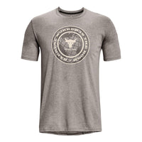 Under Armour Project Rock Globe Short Sleeve T-shirt 'Grey' 1373746-295
