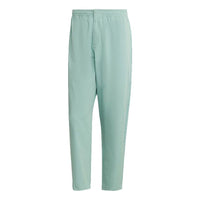 Men's adidas originals C Twill Pant Side Stripe Loose Sports Pants/Trousers/Joggers Light Blue HC8603