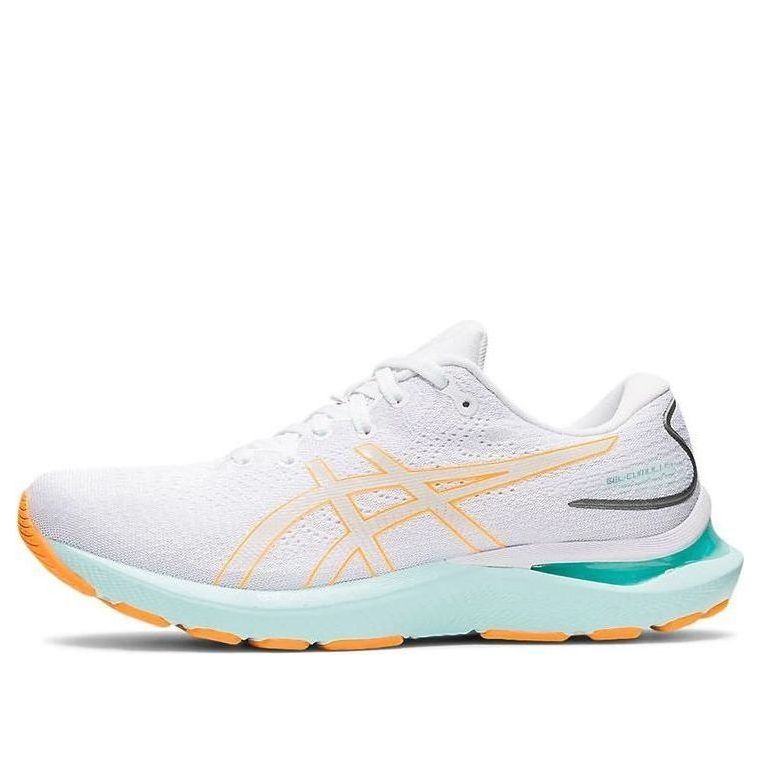 (WMNS) ASICS Gel-Cumulus 24 'White Orange Pop' 1012B206-100