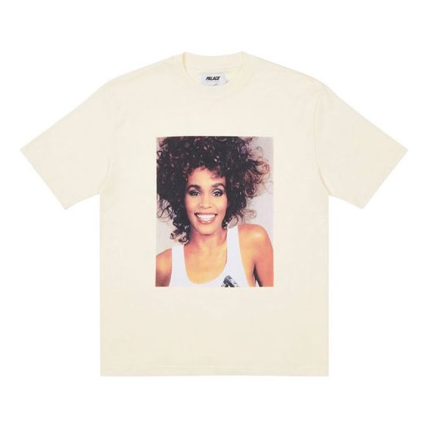 PALACE Character Pattern Round Neck Short Sleeve Unisex White P19TS333