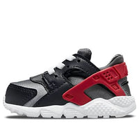 (TD) Nike Huarache Run 'Dark Smoke Grey University Red' 704950-041