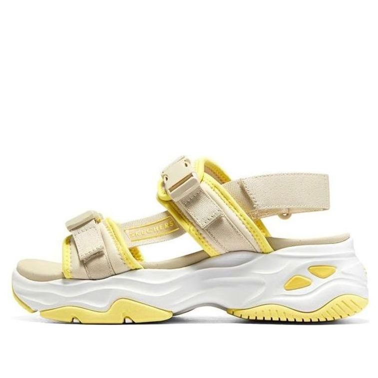 (WMNS) Skechers D'lites 4.0 'Natural Yellow' 119385-NTYL