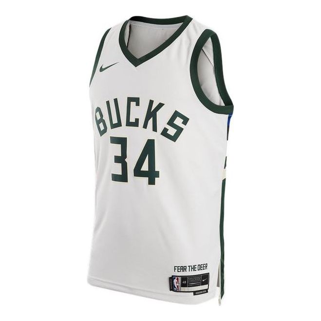Nike Dri-FIT NBA Milwaukee Bucks Association Edition 22/23 Swingman Basketball Jersey 'Giannis Antetokounmpo' DN2084-100