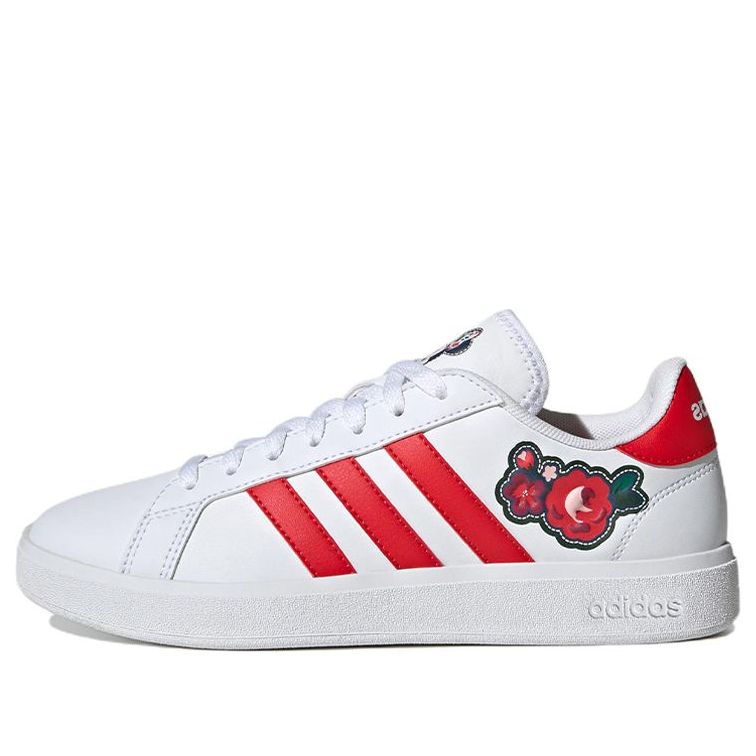 (WMNS) adidas x Disney Grand Court Base 2.0 Lifestyle Shoes 'White Vivid Red' GV9550