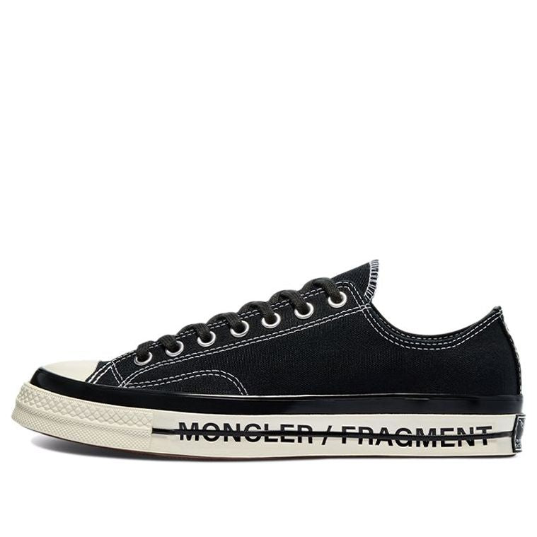 Converse Fragment Design x Moncler x Chuck 70 Low 'Black' 172320C
