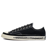 Converse Fragment Design x Moncler x Chuck 70 Low 'Black' 172320C