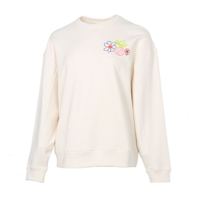 (WMNS) adidas Adicolor Essentials Sweatshirt 'White' GP3493