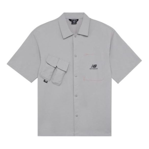 New Balance Trend Short Sleeve Shirt 'Grey' AMJ22360-SDE