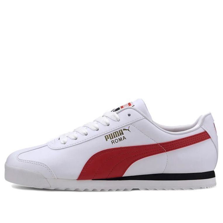 PUMA Roma Sports Casual Shoes 'White Red' 369571-11