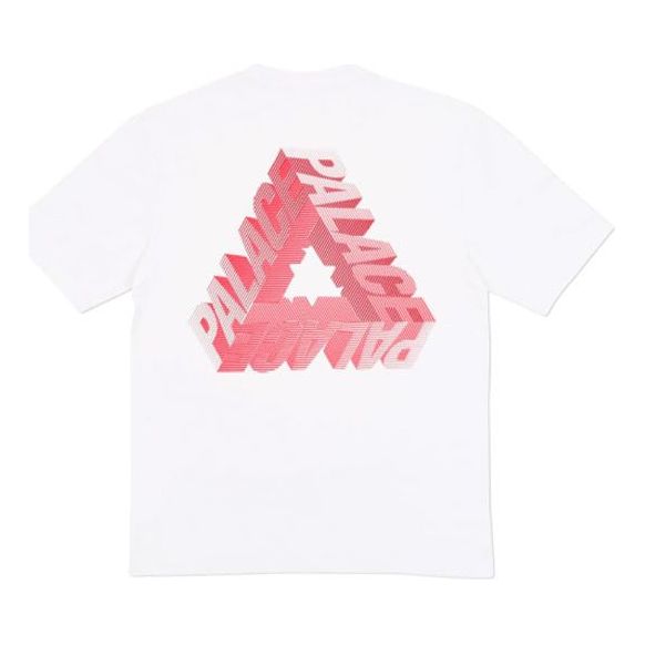 PALACE P-3D T-Shirt (Ultimo 2017) White 3D Alphabet Printing Short Sleeve Unisex PAL-SS18-072