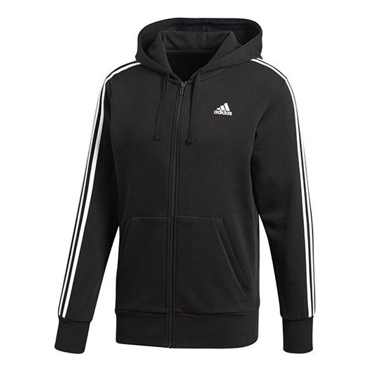 adidas 3-Stripes Hoodies Black S98786