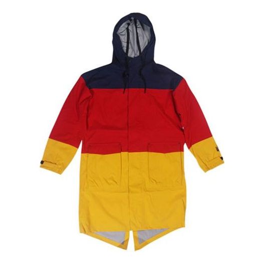 Nike Lab Colorblock Sports hooded Windbreaker Jacket Blue Red Yellow CD6391-410