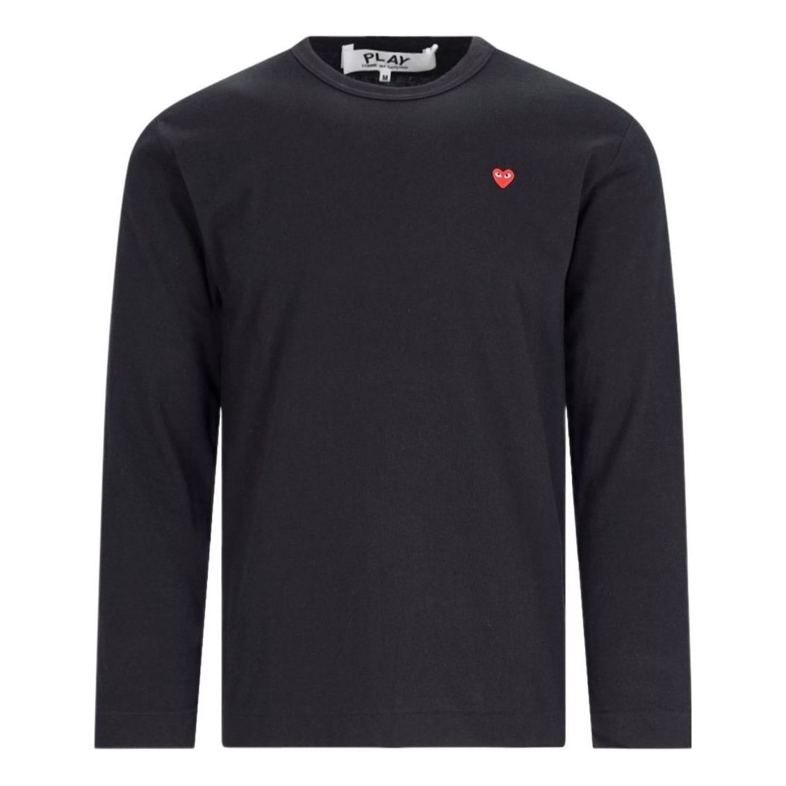 COMME des GARCONS PLAY SS25 Mini Heart Long Sleeve T-Shirt 'Black' AX-T308-051-1
