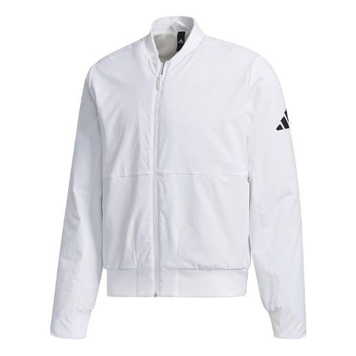 adidas aviator Sports Fleece Lined Jacket White FM9416