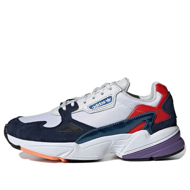 (WMNS) adidas Falcon 'Crystal White Navy' CG6246