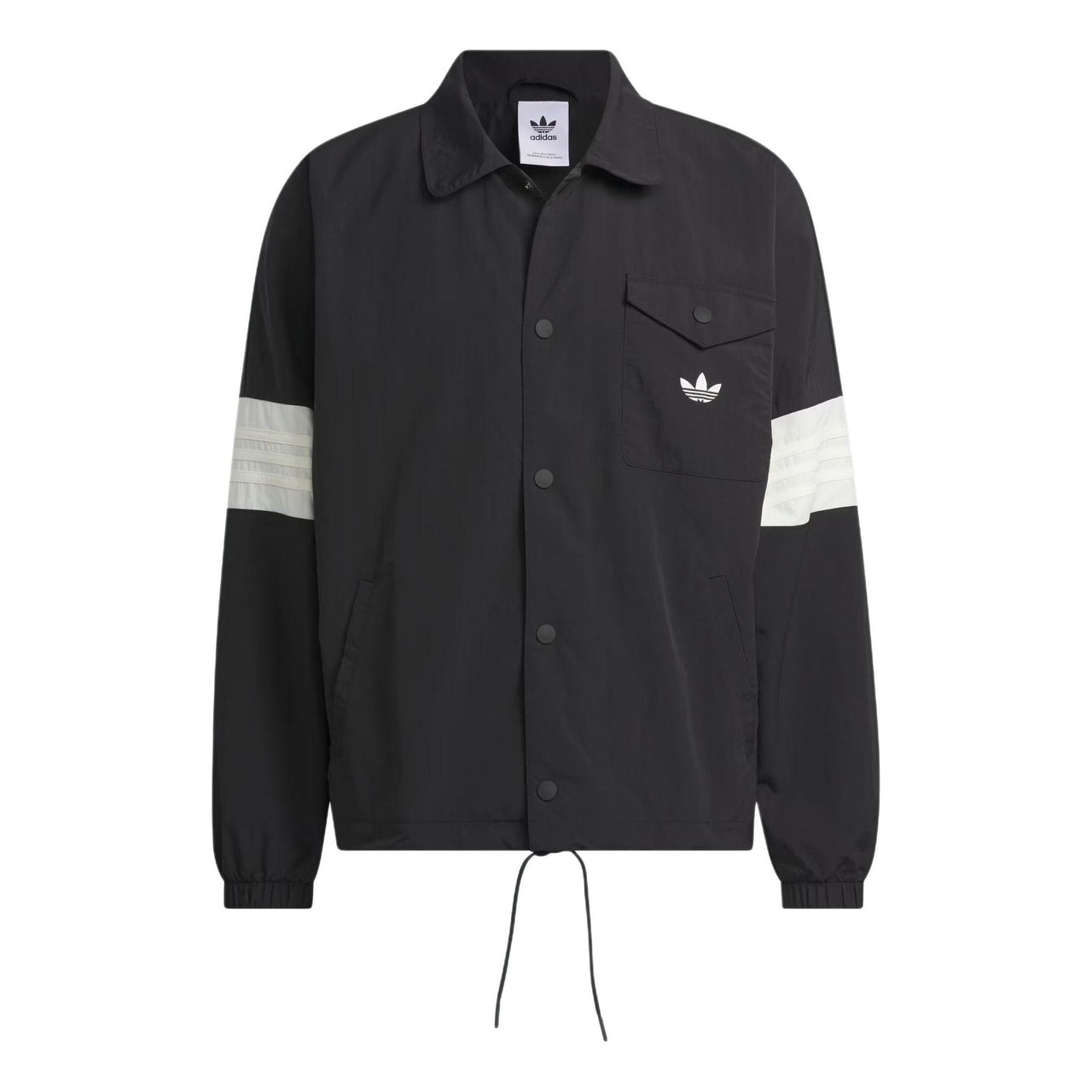 adidas Originals 3 Coach Jacket (Gender Neutral) Asia Sizing 'Black White' IM9646