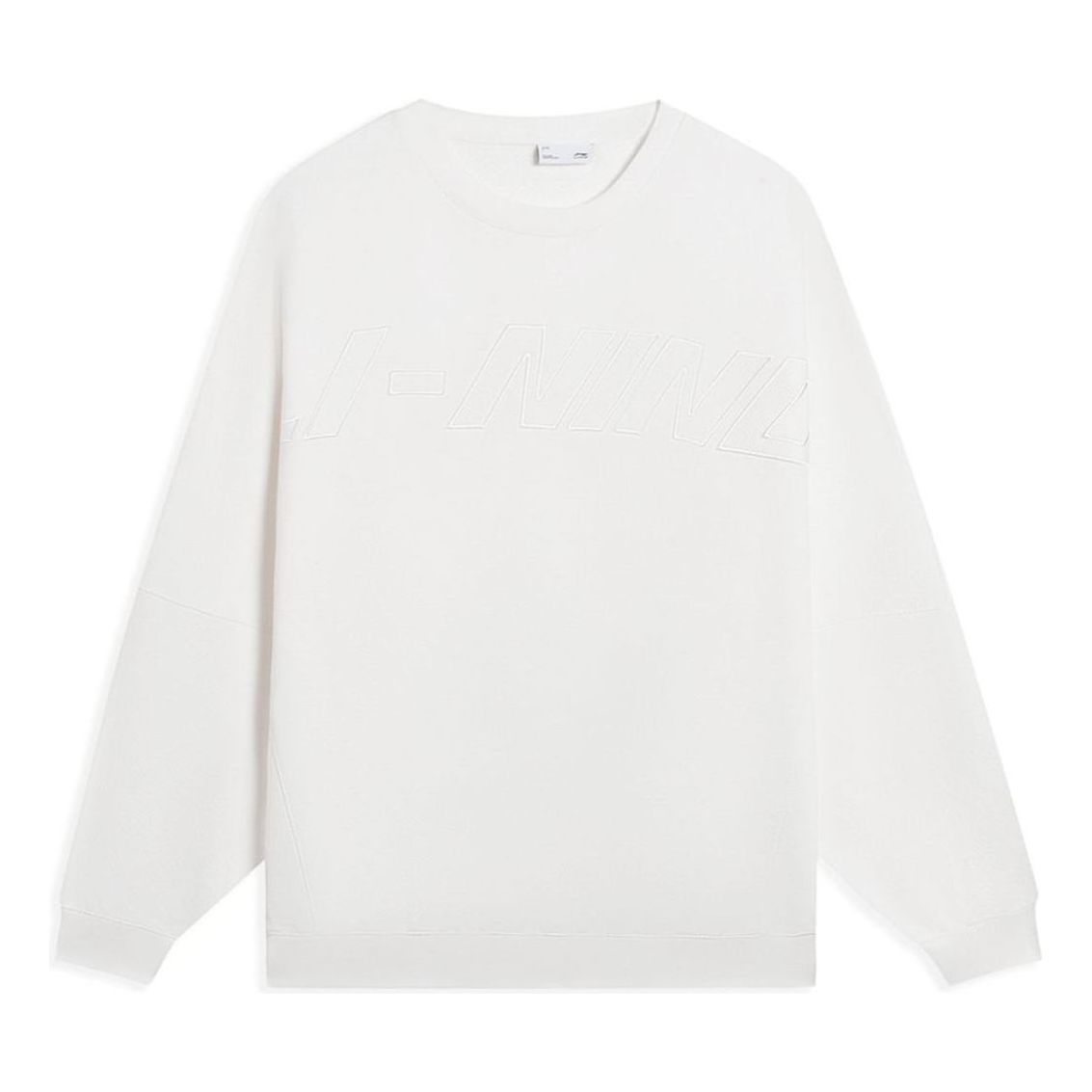 Li-Ning Logo Print Classic Pullover 'White' AWDS927-2