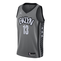 قميص كرة السلة Nike NBA Brooklyn Kevin Durant 20 "رمادي أبيض" CV9469-002