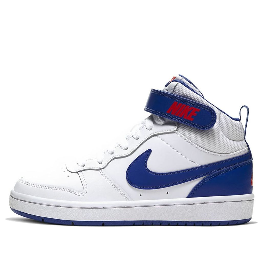 (GS) Nike Court Borough Mid 2 'White Game Royal' CD7782-101