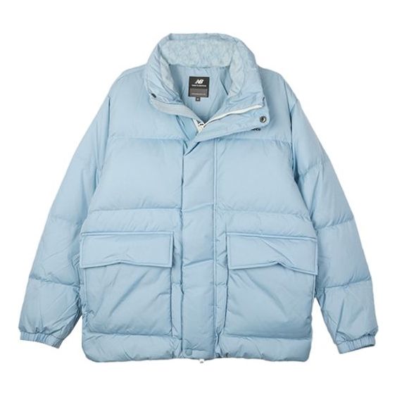New Balance Essentials Puffer Jacket Asia Sizing 'Blue' NPA4E013-GRB