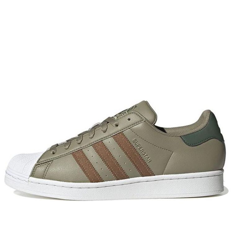 adidas originals Superstar 'Green Brown' GY0012