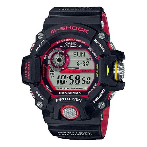 CASIO G-Shock Digital 'Black Red' GW-9400NFST-1A