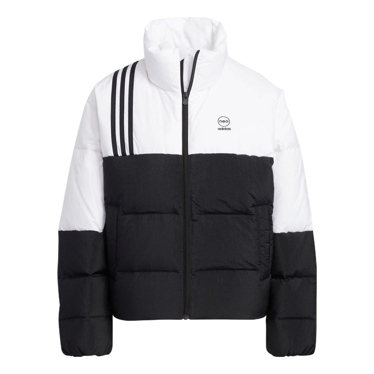 (WMNS) adidas Neo Essentials Down Jackets 'Black White' HN4702