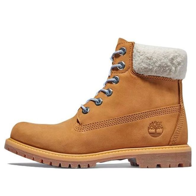 (WMNS) Timberland Premium 6 Inch Waterproof Boot 'Wheat Nubuck and Blue' A2JRC231