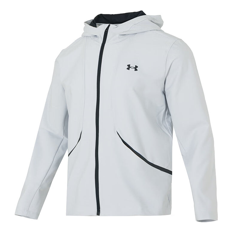 Under Armour Unstoppable Woven Jacket 'Halo Gray Black' 6014621-014