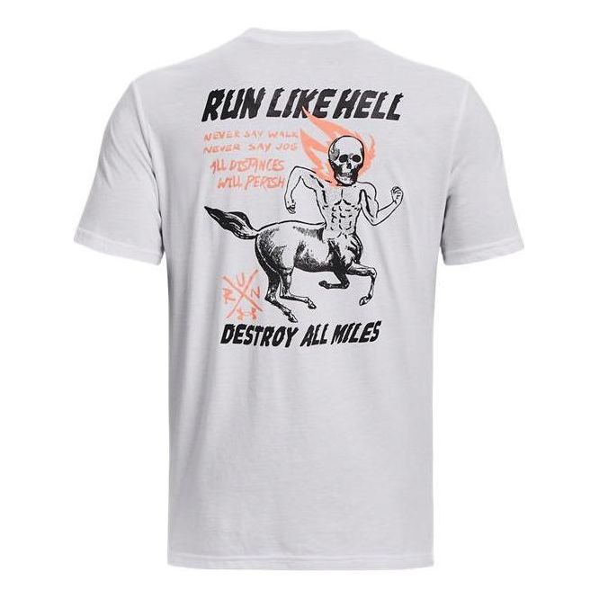 Under Armour Run Like Hell T-shirt 'White' 1376972-100