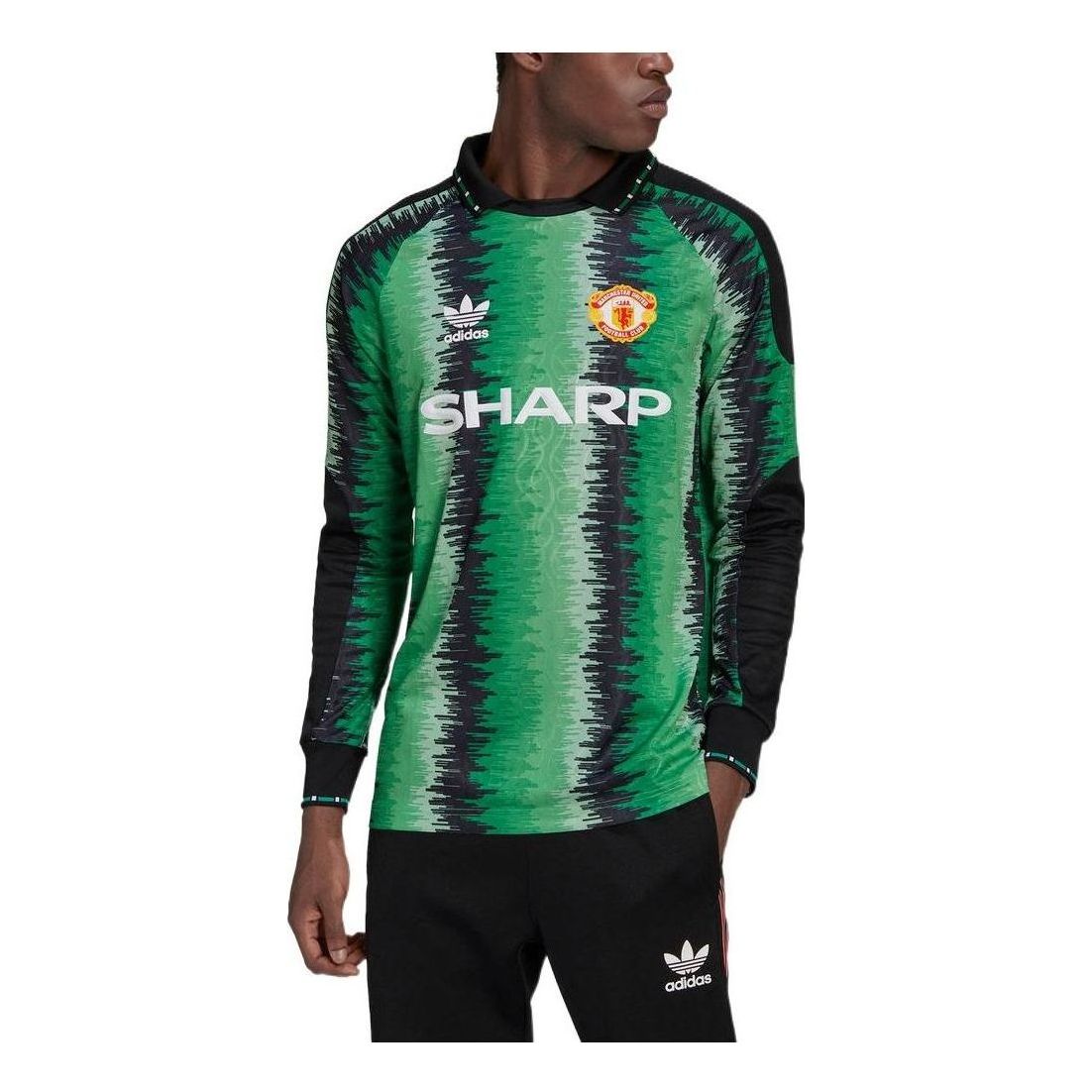 adidas Manchester United 90 Goalkeeper Jersey 'Green' HP0449