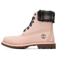 (WMNS) Timberland Lindon Woods 6 Inch Waterproof Boot 'Pink Nubuck and Black Printed Collar' A2MB3662