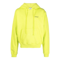 Off-White Caravaggio Arrows Hoodie 'Lime' OMBB037S23FLE0015010