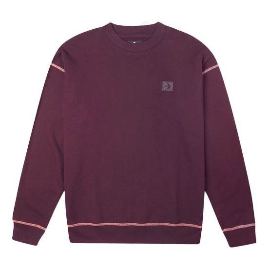 Men's Converse Renew Sports Round Neck Pullover Red 10021574-A03