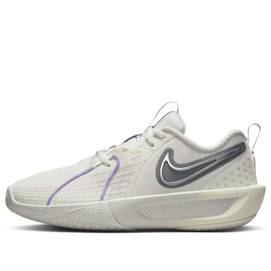 (GS) Nike Air Zoom GT Cut 3 'Sail Light Bone Metallic Silver Smoke Grey' FD7033-104
