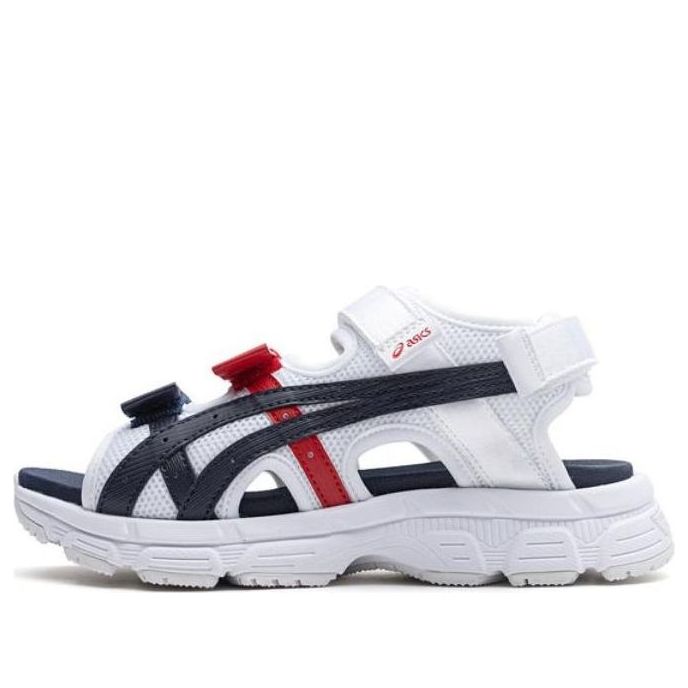 (GS) ASICS KAHANA SD 2 Sport Sandals 'White Black Red' 1204A142-100