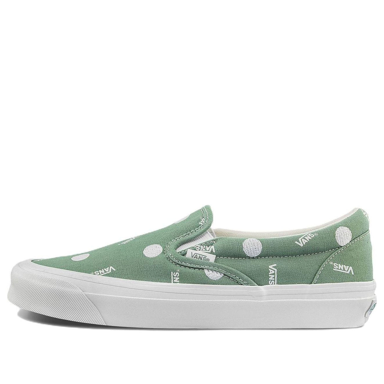 Vans OG Classic Slip-On LX 'Polka Dot - Green' VN0A45JKLDN