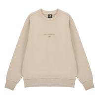 New Balance Solid Color Round Neck Sports Pullover Khaki AMT21555-PEB