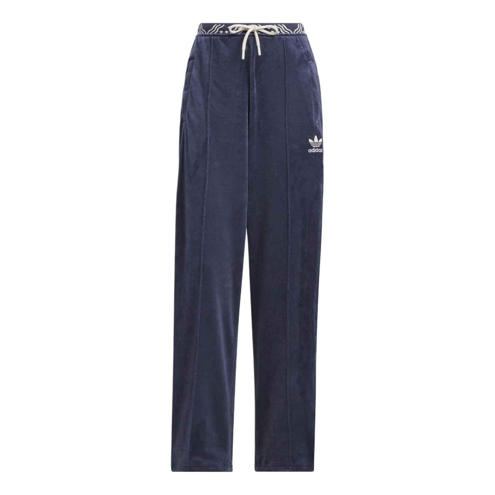 (WMNS) adidas Velour SST Pant Asia Sizing 'Blue' IX4231