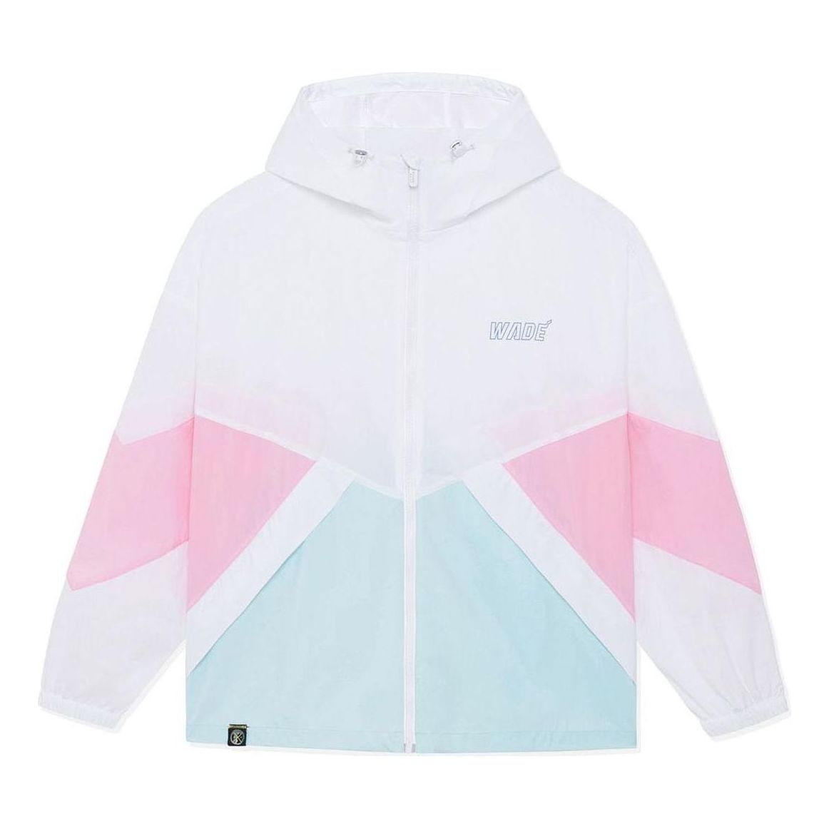 Li-Ning Way Of Wade Logo Color Block Hooded Jacket 'White Blue Pink' AFDSC41-3