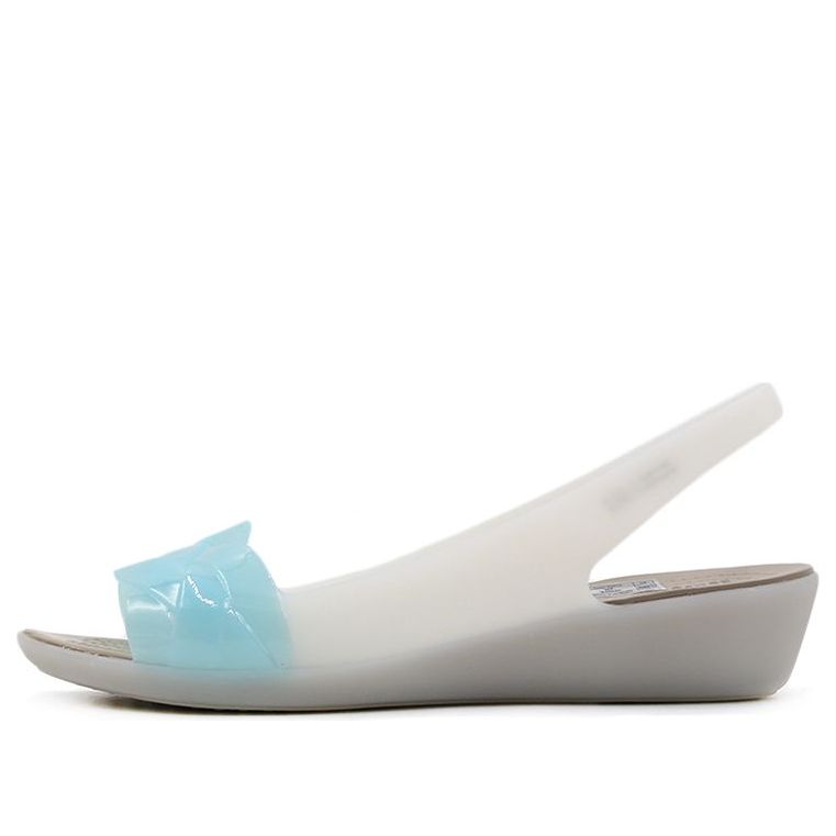 (WMNS) Crocs Isabella 'White Blue' 204774-1C6