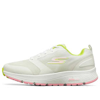 (WMNS) Skechers Go Run Consistent White/Pink/Yellow 128076-WMLT