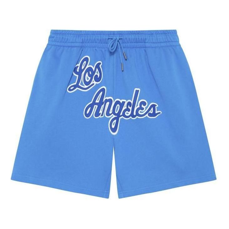 Mitchell & Ness x NBA Los Angeles Lakers Big Face Shorts 'Blue' MNJYSSS23100-BLUE