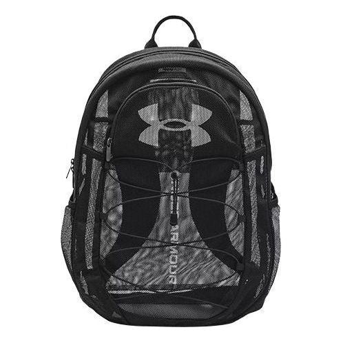 Under Armour Hustle Mesh Backpack 'Black Grey' 1372288-001