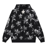 (WMNS) Li-Ning Counterflow All-Over Print Hooded Jacket 'Black' AWDSI88-1