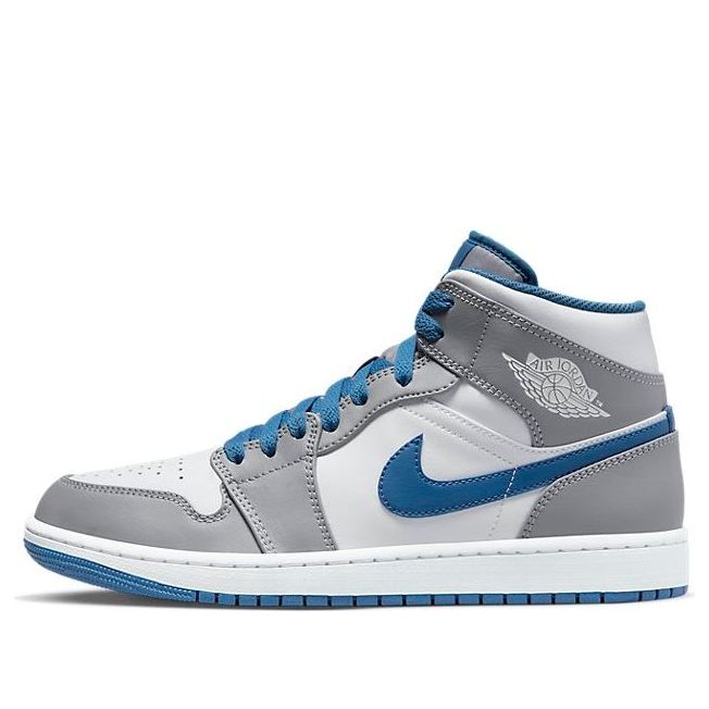 Air Jordan 1 Mid 'Cement Grey True Blue' DQ8426-014