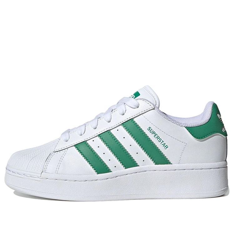 (WMNS) adidas Originals Superstar XLG Shoes 'Cloud White Semi Court Green' IF3002
