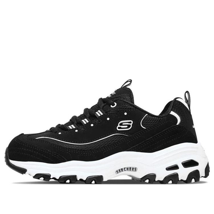 (WMNS) Skechers D'Lites 1.0 Black 13148-BKW